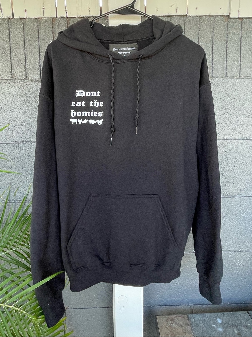 Dont Eat The Homies Black Pullover Hoodie